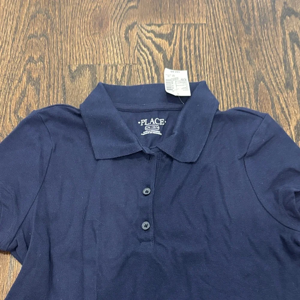 NWT The Children's Place Girl’s Navy Blue Casual Dress Size Large
